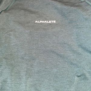 Alphalete amplify long sleeve in Ivy